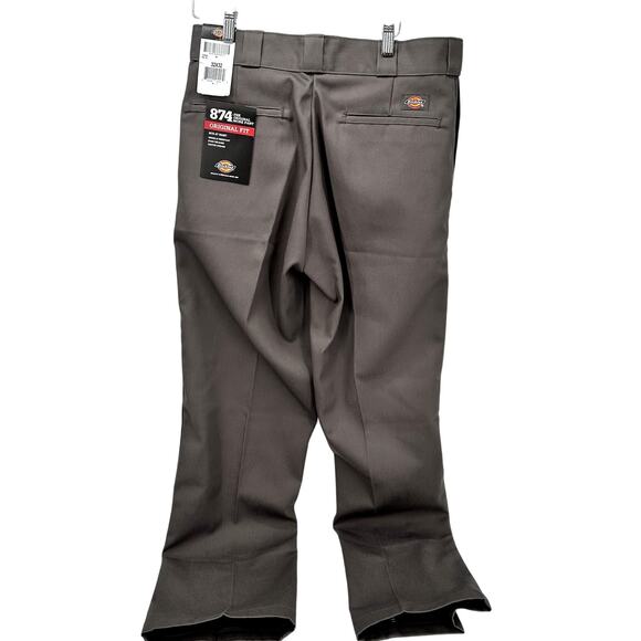 Dickies Work Pants Mens 32x32 ACTUAL Gray 874 Original Fit Utility NEW - Picture 3 of 10